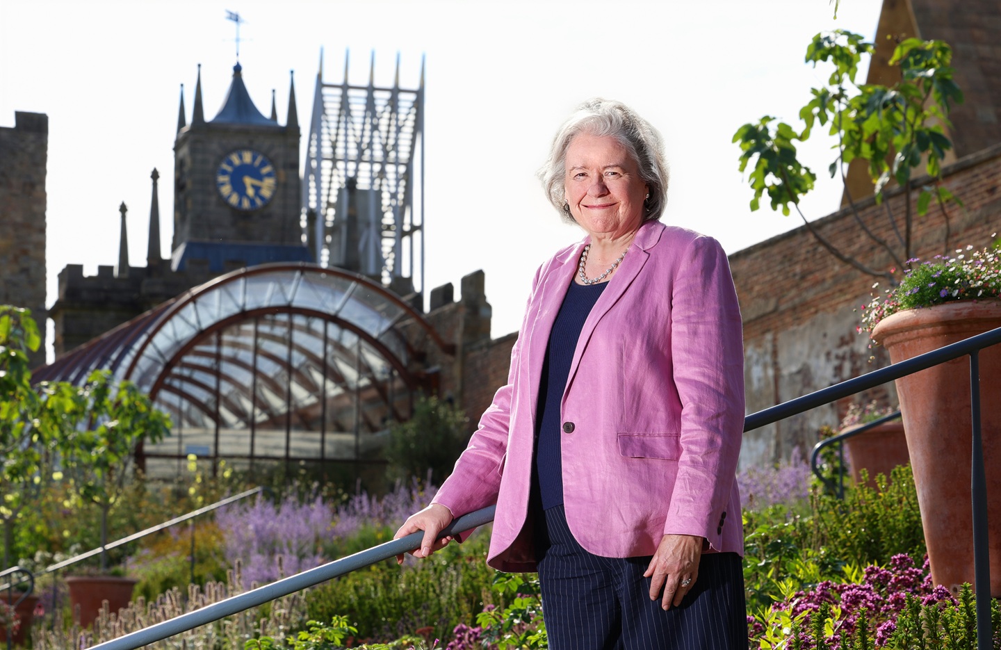 Jane Ruffer in Auckland Palace’s Walled Garden